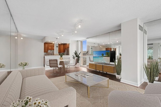 200 N Dearborn St Unit 2402, Chicago, IL 60601 - living area featuring light wood-style floors and baseboards