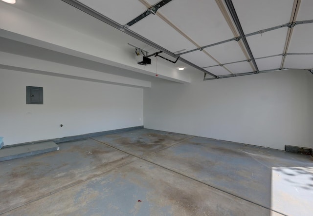 195 Island Ct Unit 195, Schaumburg, IL 60193 - garage featuring a garage door opener and electric panel