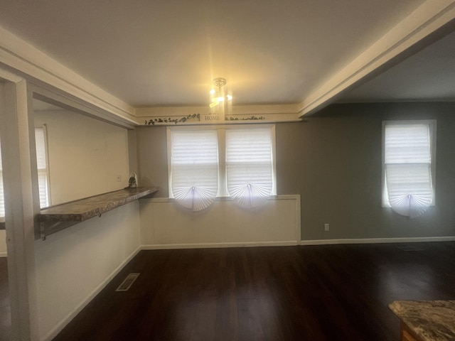 16939 Jodave Ave, Hazel Crest, IL 60429 - spare room with dark wood finished floors