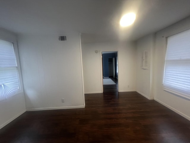 16939 Jodave Ave, Hazel Crest, IL 60429 - unfurnished room with dark wood finished floors and baseboards