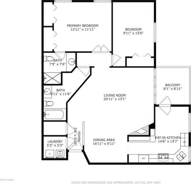 6419 Oak Forest Ave Unit 1N, Tinley Park, IL 60477 - view of floor plan / room layout