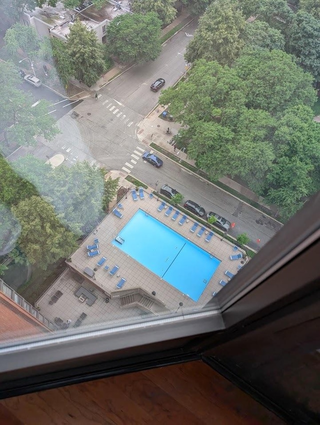 899 S Plymouth Ct Unit 1703, Chicago, IL 60605 - aerial view of a pool