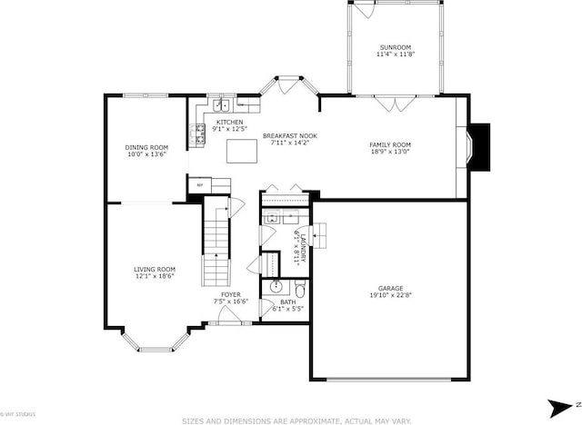 321 Breckenridge Dr, Aurora, IL 60504 - view of floor plan / room layout