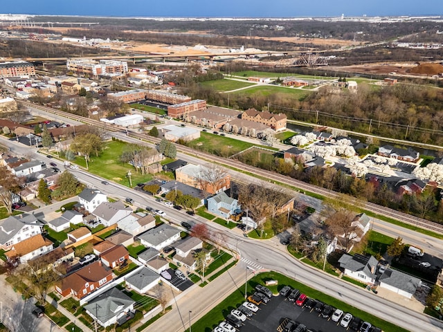 711 Illinois St, Lemont, IL 60439 - aerial view of property and surrounding area