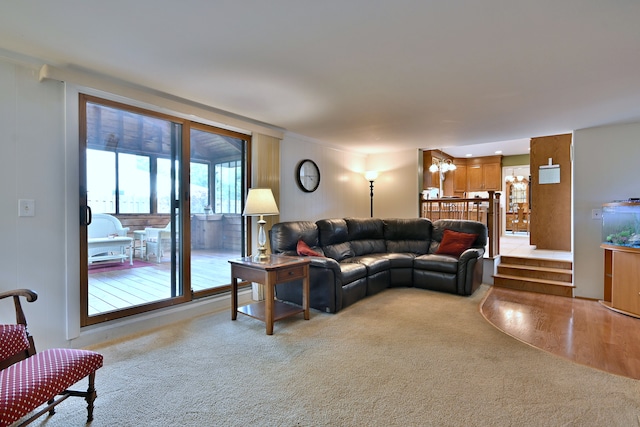 537 S Echo Ln, Palatine, IL 60067 - living room with light colored carpet