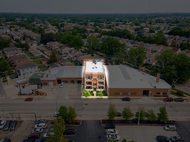 5445 N NW Hwy Unit 3N, Chicago, IL 60630 - aerial overview of property's location with property boundaries highlighted