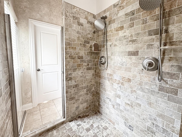 6N707 Brookhaven Ln, Saint Charles, IL 60175 - bathroom with a tile shower