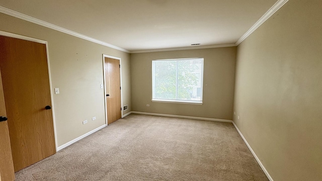 2434 Roxbury Ln, Montgomery, IL 60538 - carpeted spare room featuring ornamental molding and baseboards