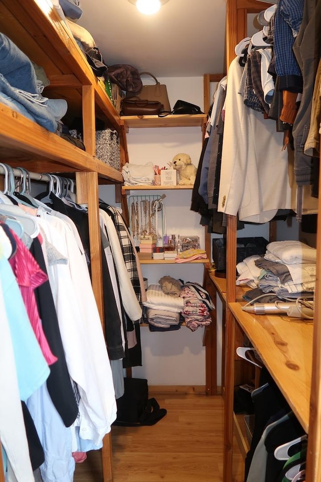 5125 N La Crosse Ave, Chicago, IL 60630 - spacious closet featuring wood finished floors