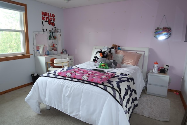 5125 N La Crosse Ave, Chicago, IL 60630 - bedroom with light carpet and baseboards