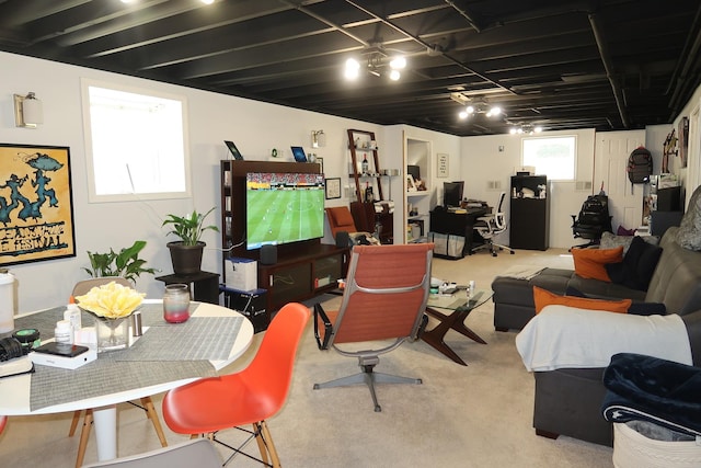 5125 N La Crosse Ave, Chicago, IL 60630 - basement with an office area