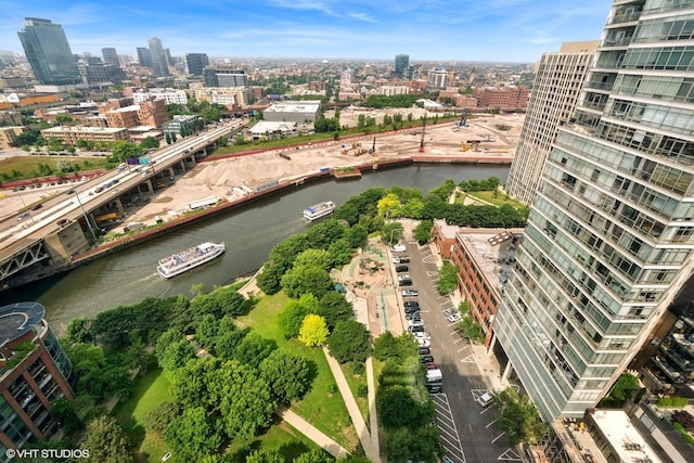 653 N Kingsbury St Unit 2202, Chicago, IL 60654 - view of urban area featuring a large body of water