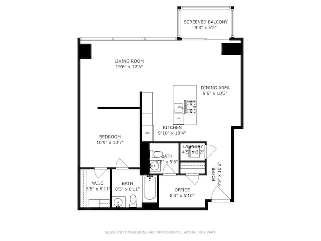 653 N Kingsbury St Unit 2202, Chicago, IL 60654 - view of home floor plan
