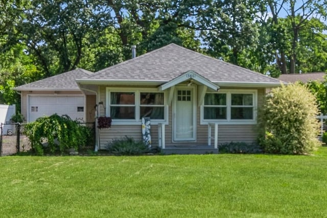 13861 Butternut St, Cedar Lake, IN 46303 - view of front of home featuring an attached garage and roof with shingles