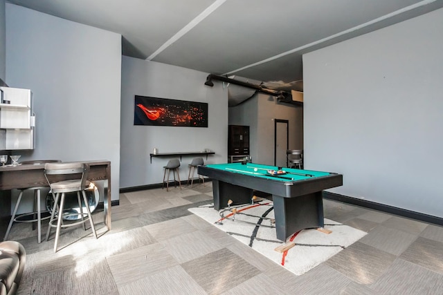 6455 S Marshfield Ave, Chicago, IL 60636 - rec room with pool table and baseboards