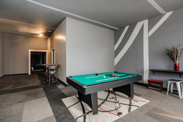 6455 S Marshfield Ave, Chicago, IL 60636 - recreation room with billiards table and carpet flooring