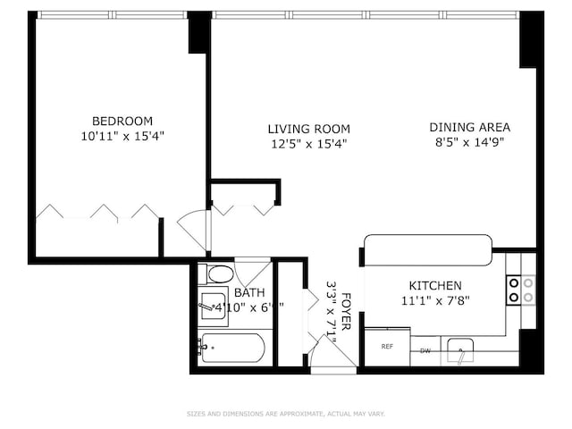 33 E Cedar St Unit 8G, Chicago, IL 60611 - view of home floor plan