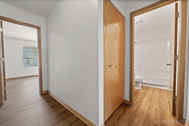 1916 Middlebury Dr Unit 1916, Aurora, IL 60503 - corridor featuring light wood-style flooring