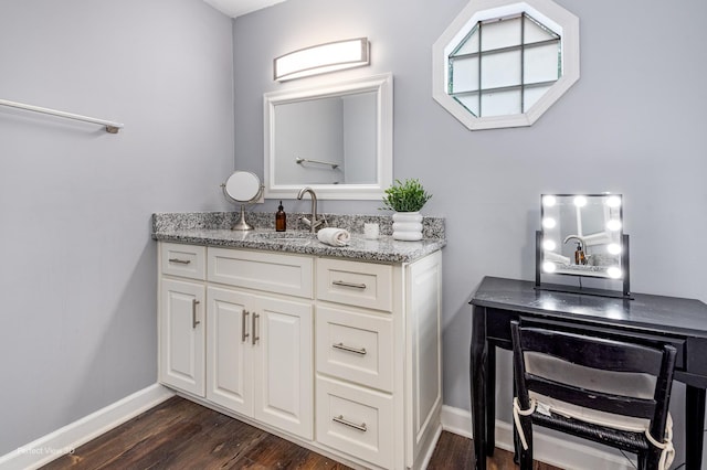 20131 E Brightway Dr, Mokena, IL 60448 - bathroom featuring vanity and wood finished floors