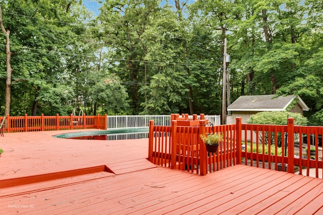 20131 E Brightway Dr, Mokena, IL 60448 - wooden deck featuring view of wooded area