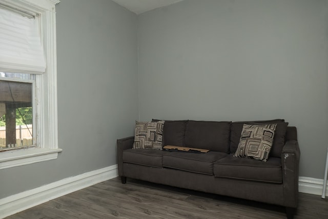 7042 S Carpenter St, Chicago, IL 60621 - living area with baseboards and wood finished floors