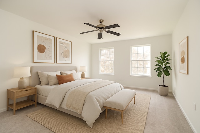 10 Sugar Creek Ct, Lake In The Hills, IL 60156 - bedroom with carpet and ceiling fan