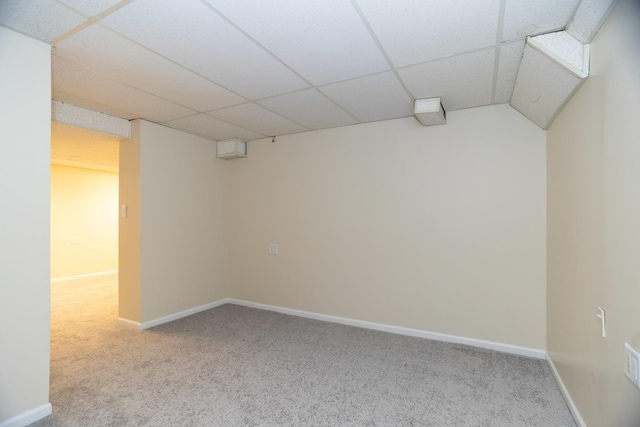 10 Sugar Creek Ct, Lake In The Hills, IL 60156 - unfurnished room featuring carpet and a drop ceiling