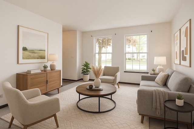 10 Sugar Creek Ct, Lake In The Hills, IL 60156 - living room with baseboards
