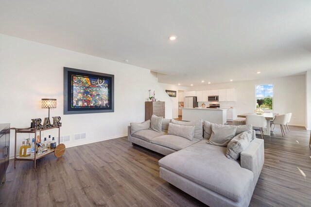 2042 Legacy Pointe Blvd, Plainfield, IL 60586 - living room with wood finished floors and recessed lighting