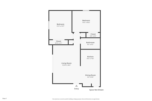 9407 S Roberts Rd Unit 3Se, Hickory Hills, IL 60457 - view of home floor plan