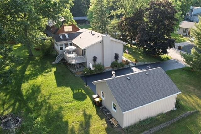 2619 Baldwin Rd, Mchenry, IL 60050 - aerial view of property and surrounding area