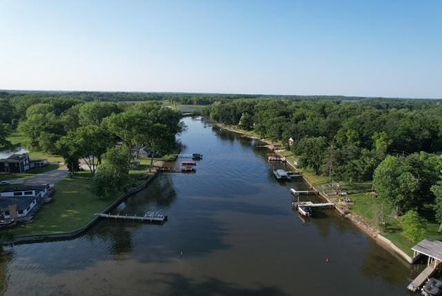 2619 Baldwin Rd, Mchenry, IL 60050 - view of property location featuring a large body of water and a forest