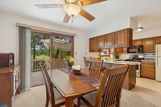 2619 Baldwin Rd, Mchenry, IL 60050 - dining space with ceiling fan