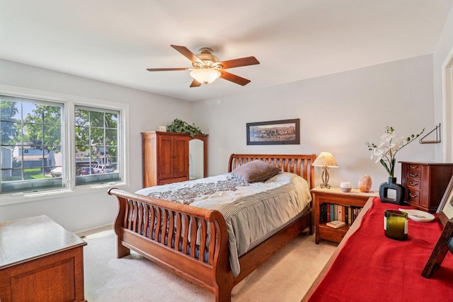 5506 W Chasefield Cir, Mchenry, IL 60050 - bedroom with carpet floors and a ceiling fan