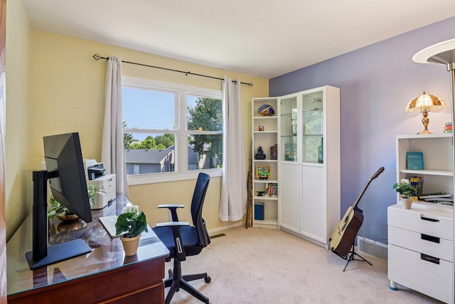 5506 W Chasefield Cir, Mchenry, IL 60050 - home office with carpet flooring and baseboards