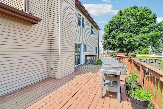 5506 W Chasefield Cir, Mchenry, IL 60050 - deck featuring area for grilling