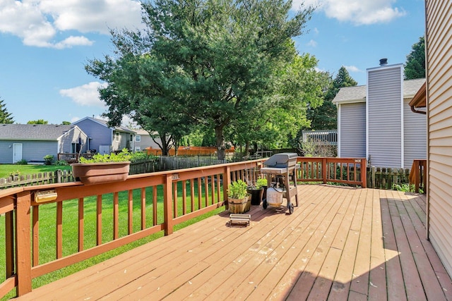 5506 W Chasefield Cir, Mchenry, IL 60050 - deck featuring area for grilling