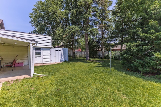 1014 N Main St, Pontiac, IL 61764 - view of yard with a patio and a shed