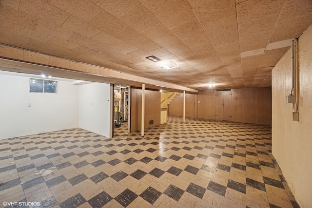 1400 Boeger Ave, Westchester, IL 60154 - finished basement with stairs and light flooring