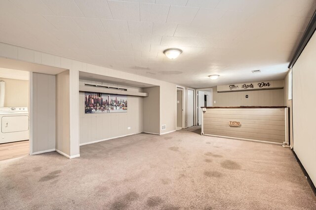 14433 Woodlawn Ave, Dolton, IL 60419 - finished basement featuring washer / clothes dryer and carpet