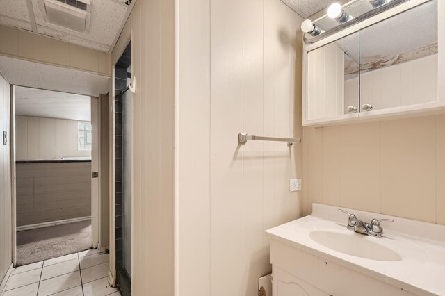 14433 Woodlawn Ave, Dolton, IL 60419 - bathroom featuring vanity and tile patterned flooring