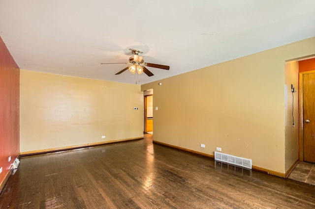 14433 Woodlawn Ave, Dolton, IL 60419 - unfurnished room featuring wood finished floors and ceiling fan