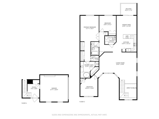 406 Cascade Ln Unit 406, Oswego, IL 60543 - view of room layout