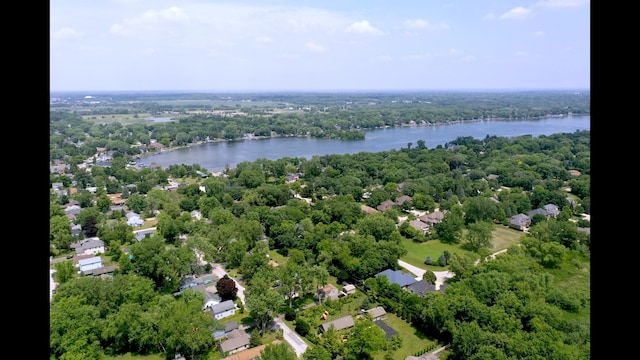 8736 Shade Tree Cir, Lakewood, IL 60014 - bird's eye view of a nearby body of water