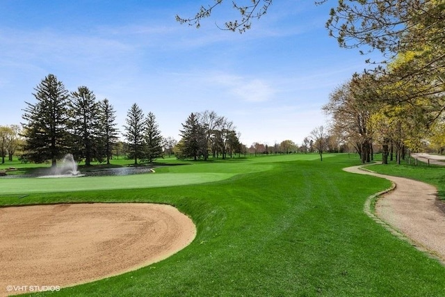 8736 Shade Tree Cir, Lakewood, IL 60014 - view of community featuring a lawn and golf course view