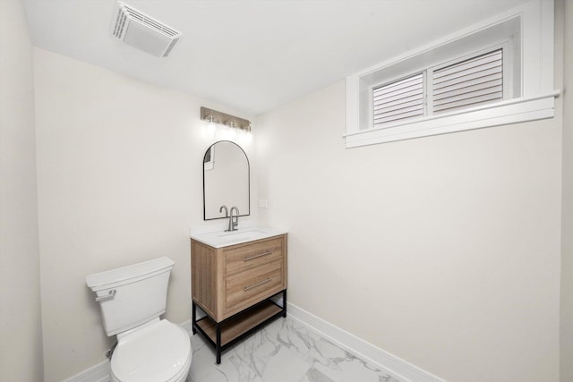 5246 S New England Ave, Chicago, IL 60638 - bathroom with marble finish flooring and vanity