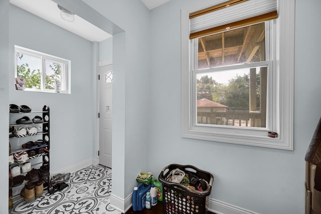 4125 W School St, Chicago, IL 60641 - entryway featuring baseboards