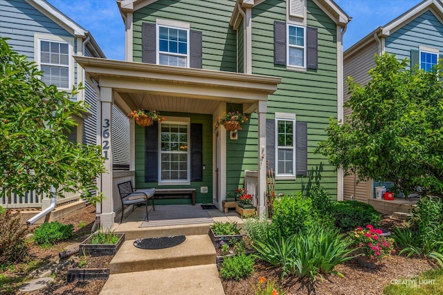3621 Hyde Park Ct, Elgin, IL 60124 - property entrance featuring covered porch