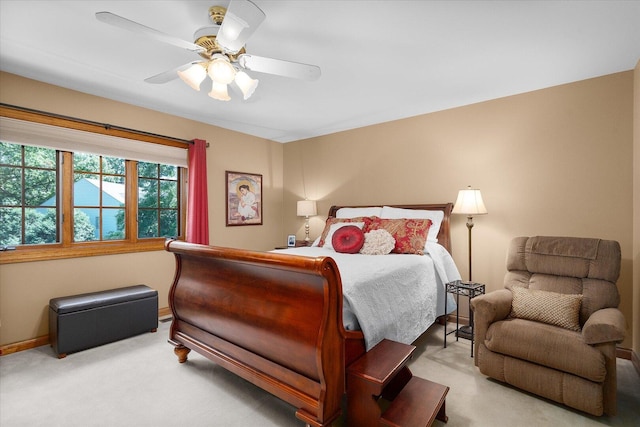8 Buckingham Dr, Sugar Grove, IL 60554 - carpeted bedroom featuring baseboards and ceiling fan