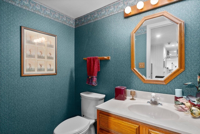 8 Buckingham Dr, Sugar Grove, IL 60554 - bathroom with toilet and vanity